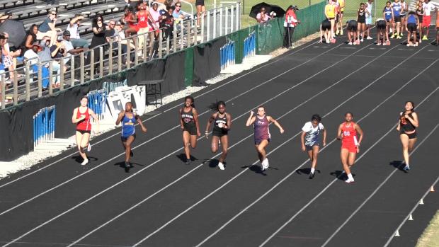 JV Girls 100 Finals Section 1