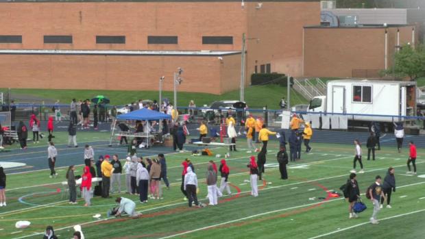 Boys 4x110 Shuttle Hurdle Relay Finals Section 1 - Morris County