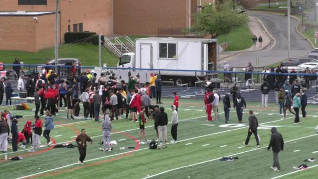 Girls 4x100 Shuttle Hurdle Relay Finals Section 4 - Morris Count