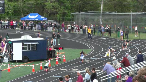 Varsity Girls 400 Hurdles Finals Section 1 - Monmouth