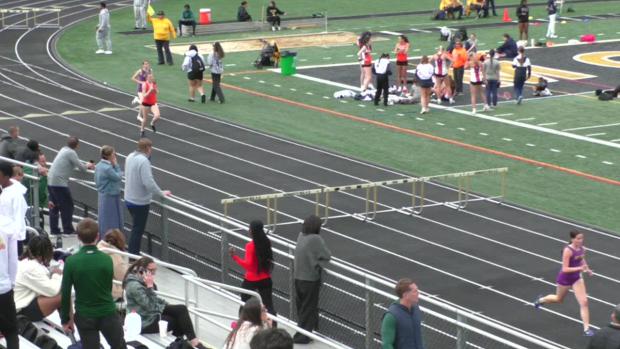 Varsity Girls 400 Hurdles Finals Section 5 - Monmouth