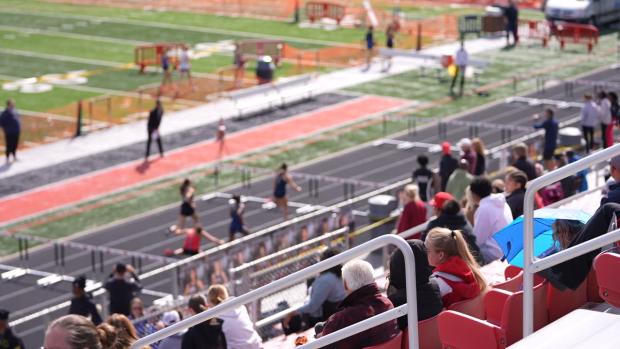 Girls 100 Hurdles Prelims Heat 2