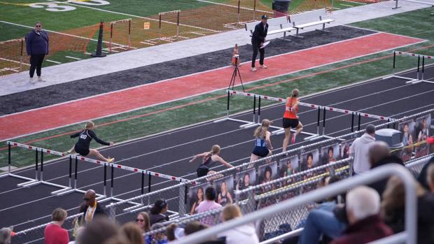 Girls 100 Hurdles Prelims Heat 5
