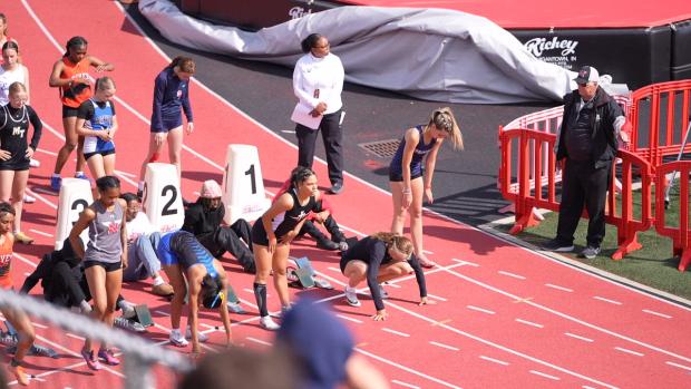 Girls 100 Hurdles Prelims Heat 4