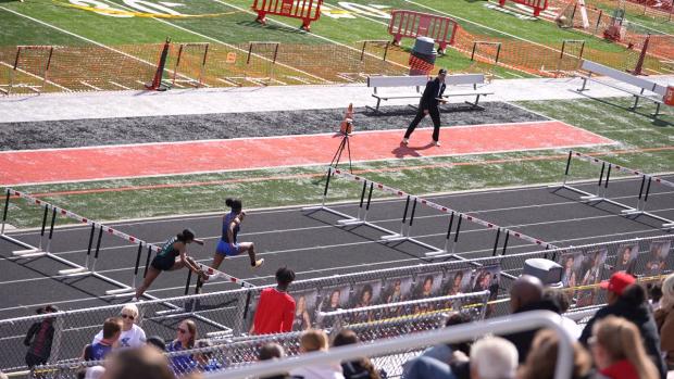 Girls 100 Hurdles Prelims Heat 9