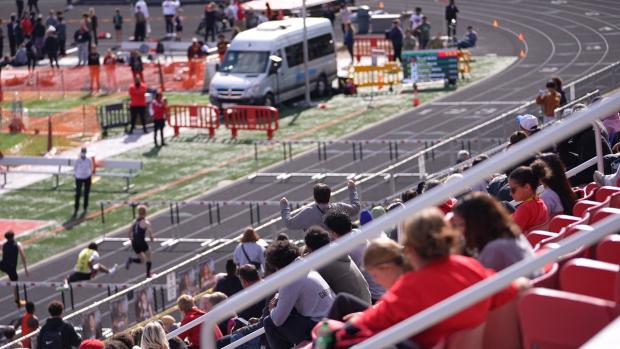 Boys 110 Hurdles Prelims Heat 4