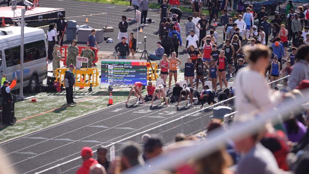 Girls 100 Prelims Heat 8