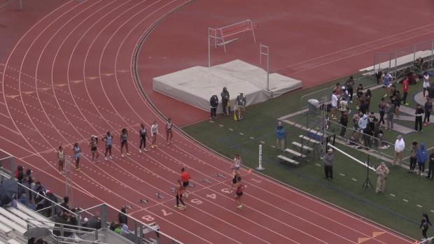 6A Girls 100 Hurdles Prelims Heat 1
