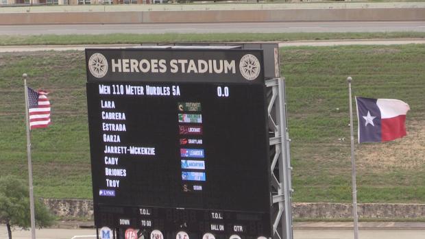 5A Boys 110 Hurdles Prelims Heat 1