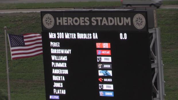 6A Boys 300 Hurdles Prelims Heat 2