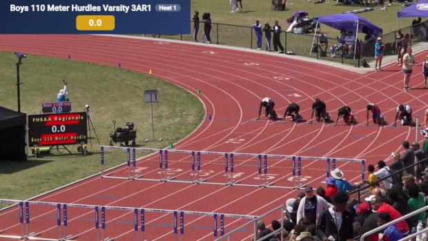 Boys 110 Hurdles Finals Section 2