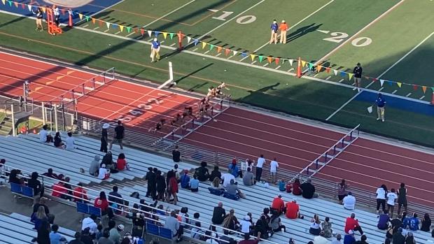 High School Girls' 100m Hurdles 6A, Finals 1