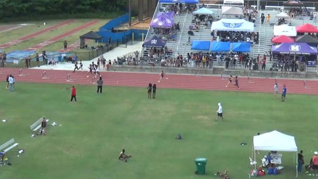 Girls 300 Hurdles Heat 2