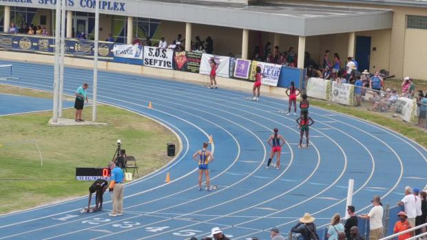 Girls 3A3 400 Hurdles Heat 2