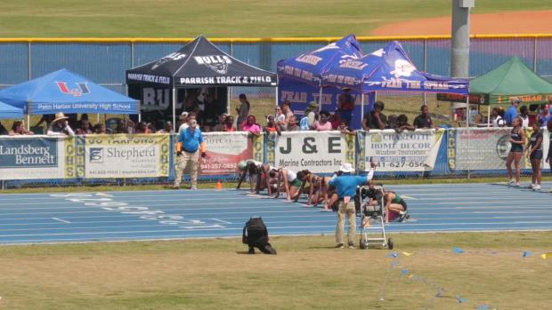 Girls 4A3 100 Hurdles Heat 1