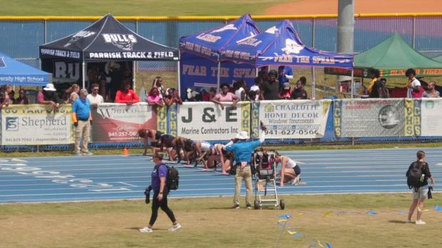 Girls 4A3 100 Hurdles Heat 2
