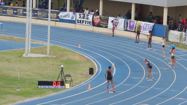 Girls 4A3 400 Hurdles Heat 1