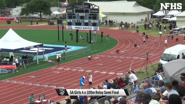 5A Girls 4x100 Relay Prelims Heat 1