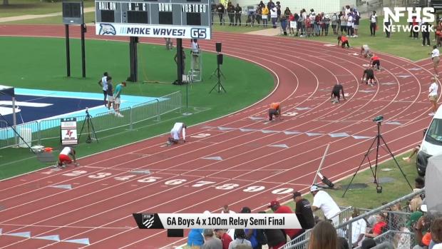 6A Boys 4x100 Relay Prelims Heat 2