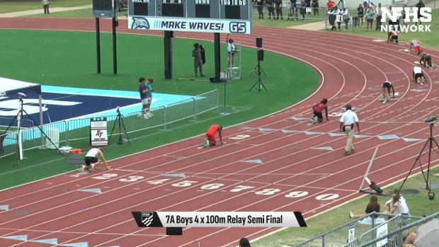 7A Boys 4x100 Relay Prelims Heat 2