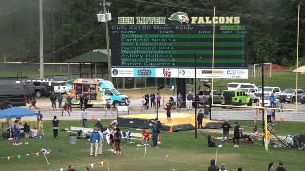 Girls 4x100 Relay Finals Section 2