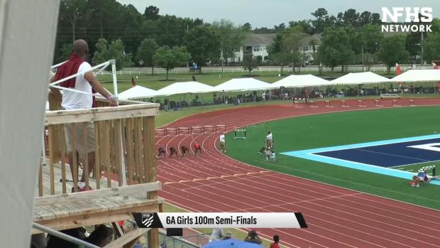 6A Girls 100 Prelims Heat 3