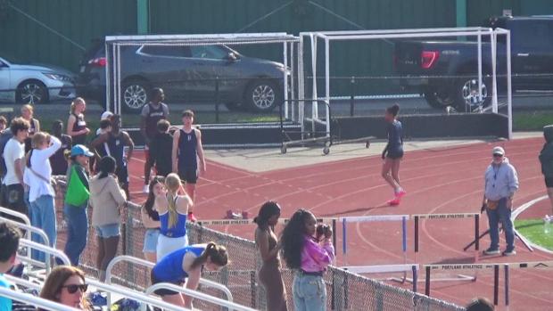 Boys 110 Hurdles Finals Section 1