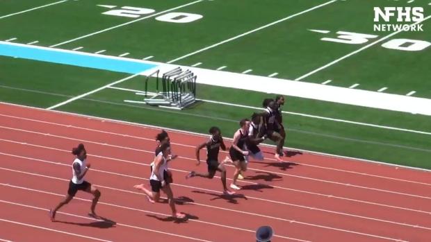 6A Boys 100 Finals Section 1