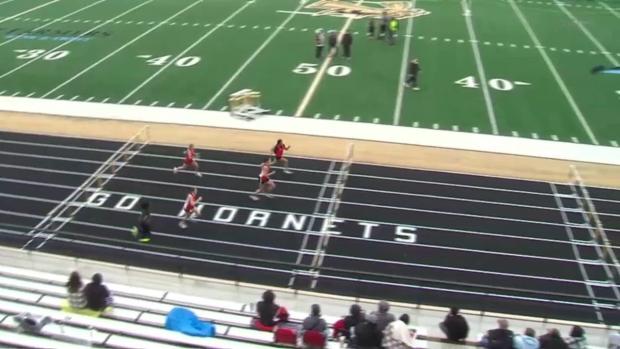 1A Girls 100 Hurdles Finals Section 1