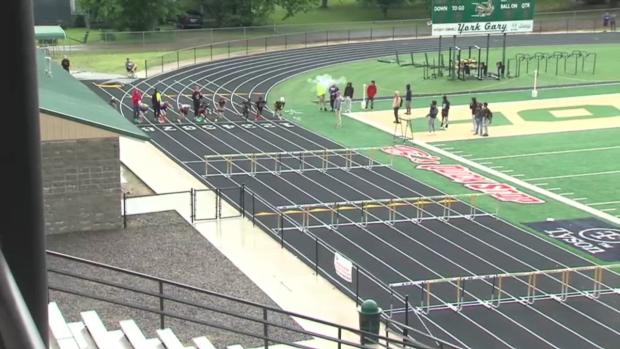 1A Boys 100 Hurdles Finals Section 2