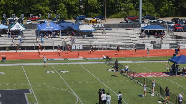 Girls 300 Hurdles Finals Section 2