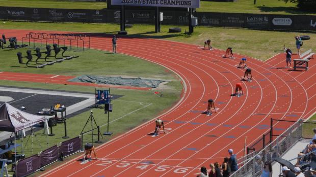 Girls 4x100 Relay Finals Section 2