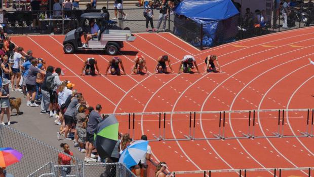 Boys 110 Hurdles Finals Section 1