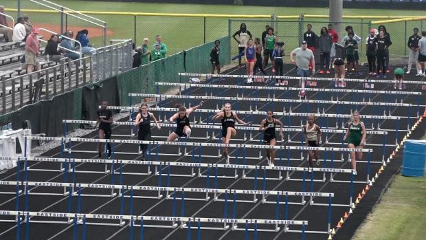 Girls 100 Hurdles Finals Section 2