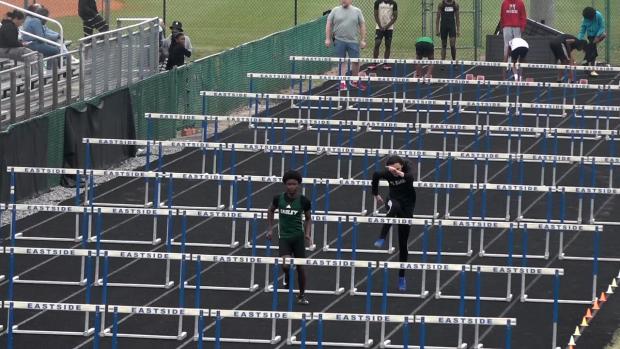 Boys 110 Hurdles Finals Section 1