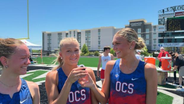 OCS Girls 4x100m Interview 