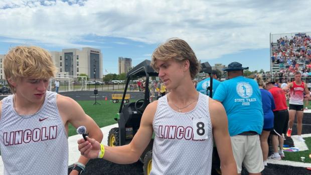 Lincoln Christian Boys 4x800m Interview 