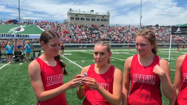 Prague Girls 4x800m Interview 