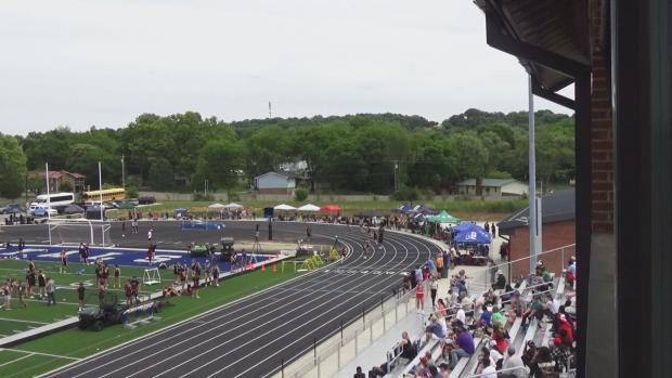 Girls 4x100 Relay Finals Section 1