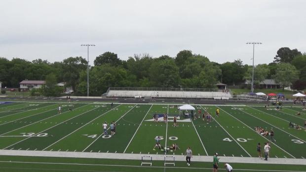 Girls 300 Hurdles Finals Section 2