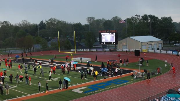 Boys 4x100 Relay Finals Section 1
