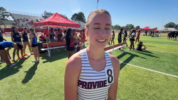 Maggie Bishop on 4:58 Meet of Champs 1600 Win