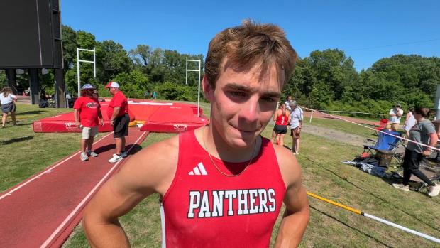 Emmit Dwyer on School Record 16-4.25 in Pole Vault