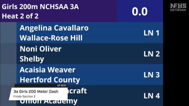 3A Girls 200 Finals Section 2