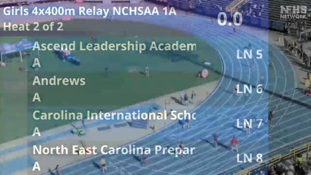 1A Girls 4x400 Relay Finals Section 2