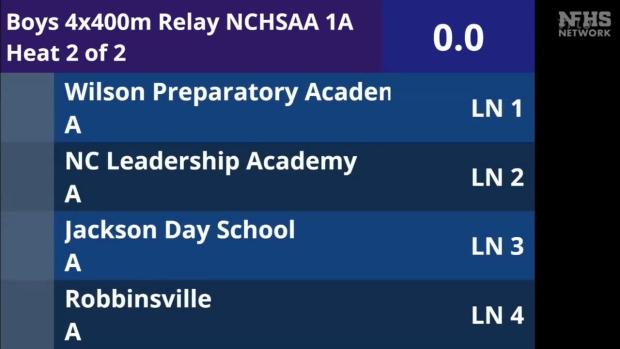 1A Boys 4x400 Relay Finals Section 2