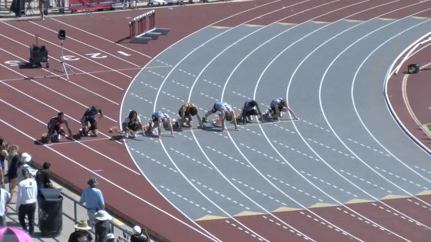 3A Boys 100 Finals Section 1