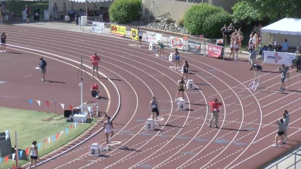 2A Girls 4x100 Relay Finals Section 1