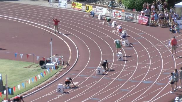 2A Boys 4x100 Relay Finals Section 1