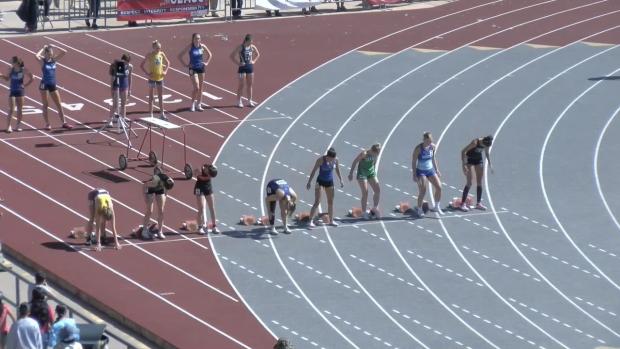 2A Girls 100 Hurdles Finals Section 1